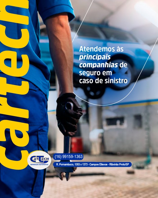 Atendemos às principais companhias de seguro em caso de sinistro