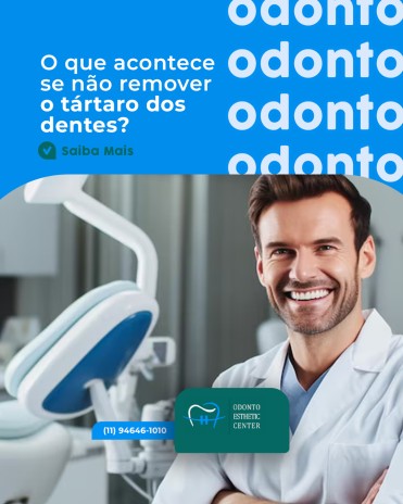 O que acontece se não remover o tártaro dos dentes?