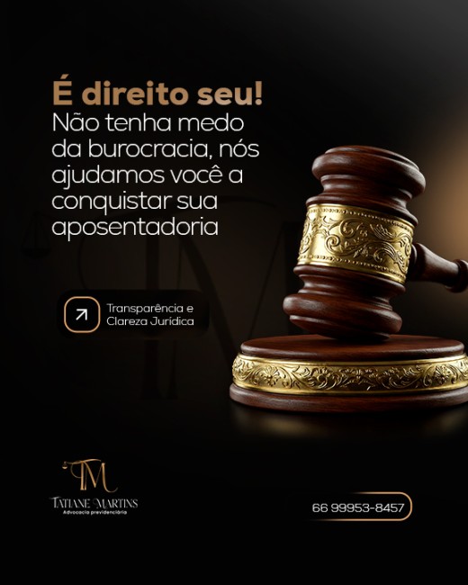 É direito seu! Não tenha medo da burocracia, nós ajudamos você a conquistar sua aposentadoria