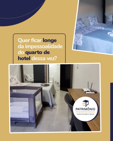 Quer ficar longe da impessoalidade do quarto de hotel dessa vez?
