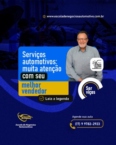 Serviços automotivos: muita atenção com seu melhor vendedor