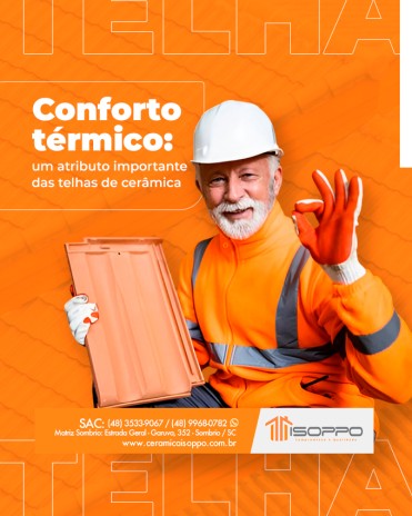 Conforto térmico: um atributo importante das telhas de cerâmica