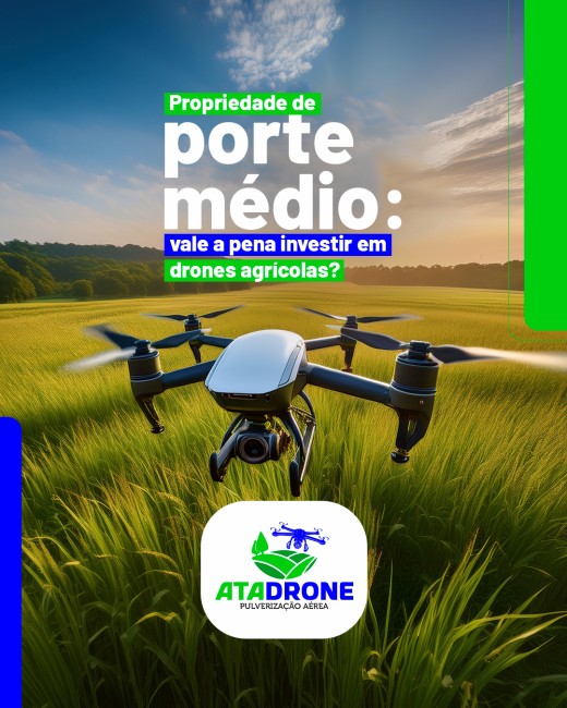 Propriedade de porte médio: vale a pena investir em drones agrícolas?