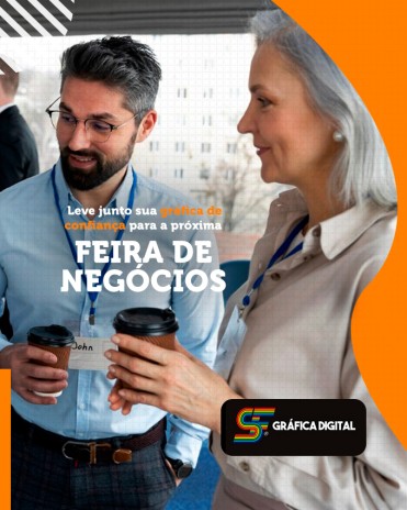 Leve junto sua gráfica de confiança para a próxima feira de negócios