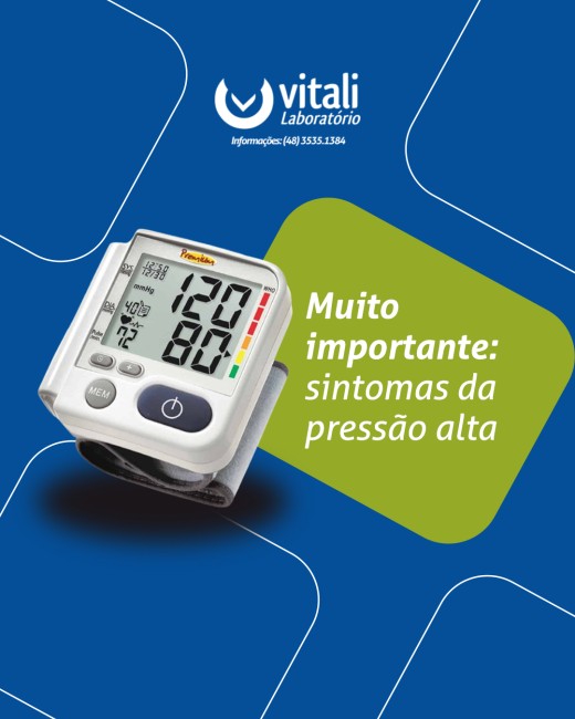 Muito importante: sintomas da pressão alta