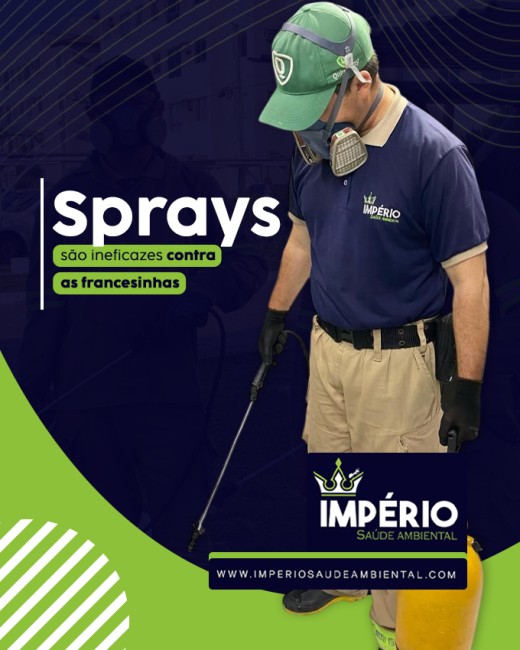 Sprays são ineficazes contra as francesinhas