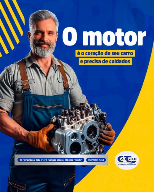 O motor é o coração do seu carro e precisa de cuidados