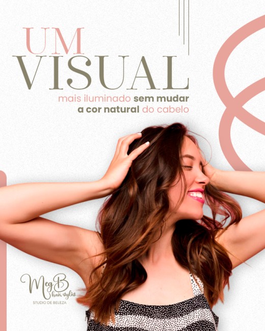 Um visual mais iluminado sem mudar a cor natural do cabelo