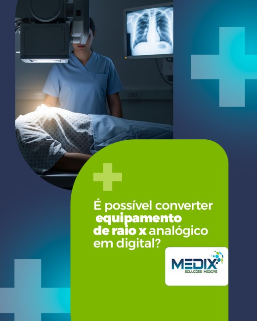 É possível converter equipamento de raio x analógico em digital?