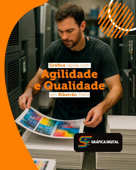 Gráfica Rápida com Agilidade e Qualidade em Ribeirão Preto