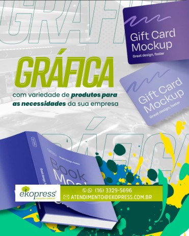 Gráfica com variedade de Produtos para as Necessidades da Sua Empresa