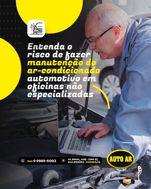 Entenda o risco de fazer manutenção do ar-condicionado automotivo em oficinas não especializadas