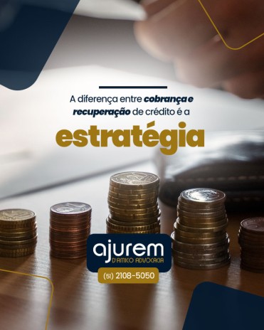 A diferença entre cobrança e recuperação de crédito é a estratégia