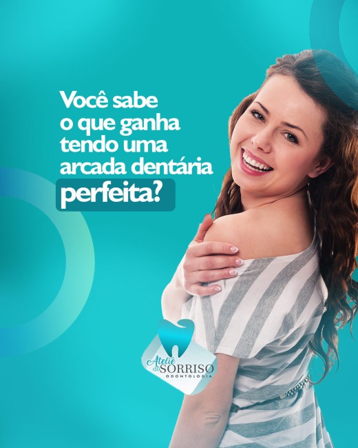 Você sabe o que ganha tendo uma arcada dentária perfeita? - 	a