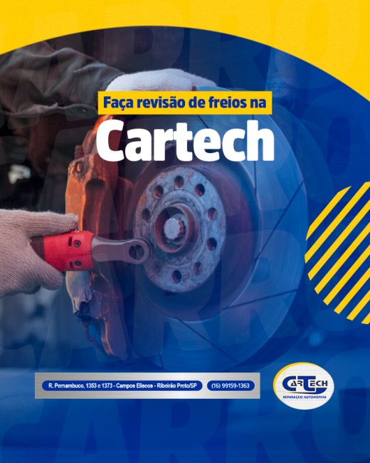 Faça revisão de freios na Cartech