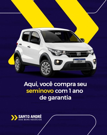 Aqui, você compra seu seminovo com 1 ano de garantia