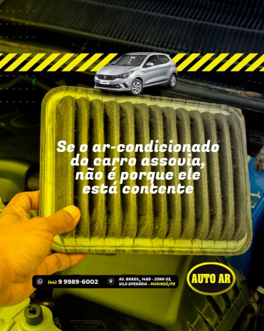 Se o ar-condicionado do carro assovia, não é porque ele está contente