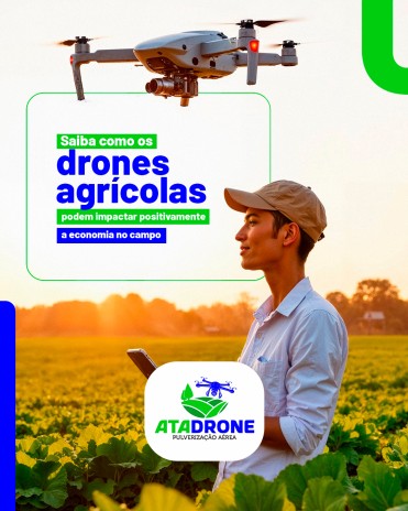 Saiba como os drones agrícolas podem impactar positivamente a economia no campo