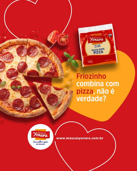 Friozinho combina com pizza, não é verdade?