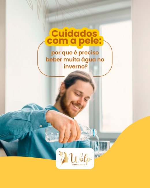 Cuidados com a pele: por que é preciso beber muita água no inverno?
