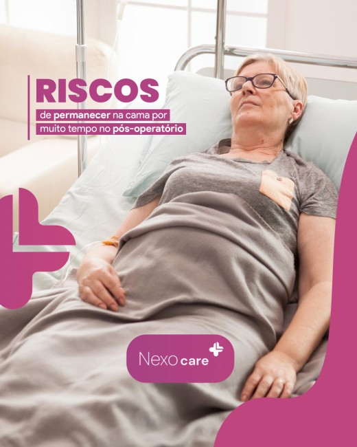 Riscos de permanecer na cama por muito tempo no pós-operatório