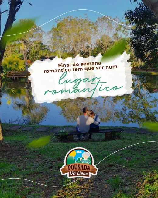 Final de semana romântico tem que ser num lugar romântico