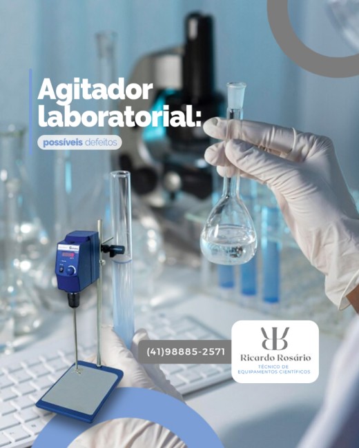 Agitador laboratorial: possíveis defeitos