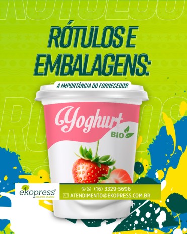 Rótulos e embalagens: a importância do fornecedor