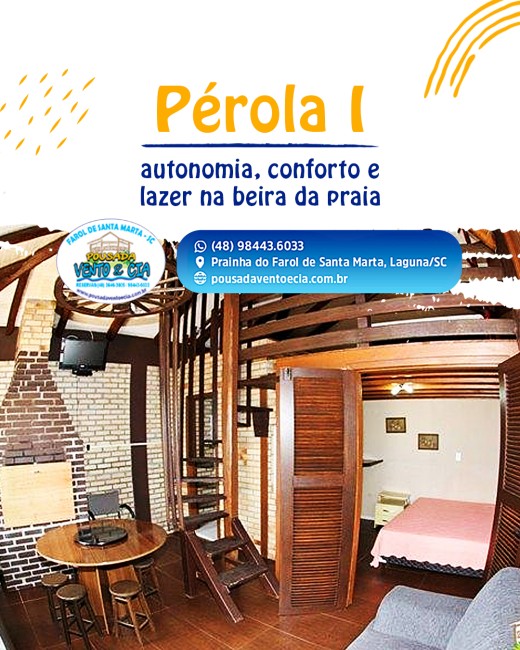 Pérola I  autonomia, conforto e lazer na beira da praia