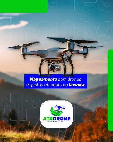 Mapeamento com drones e gestão eficiente da lavoura