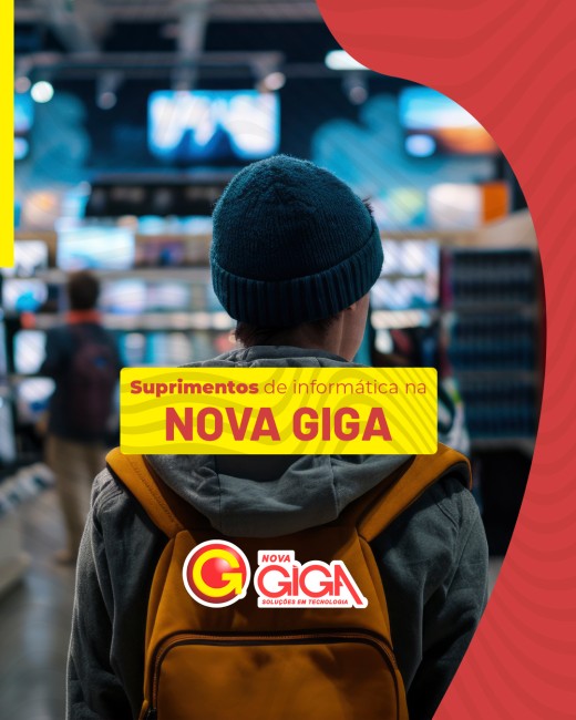 Suprimentos de informática na Nova Giga