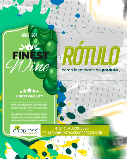 Rótulo como identidade do produto