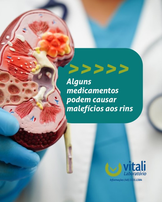 Alguns medicamentos podem causar malefícios aos rins
