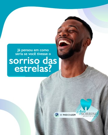 Já pensou em como seria se você tivesse o sorriso das estrelas?
