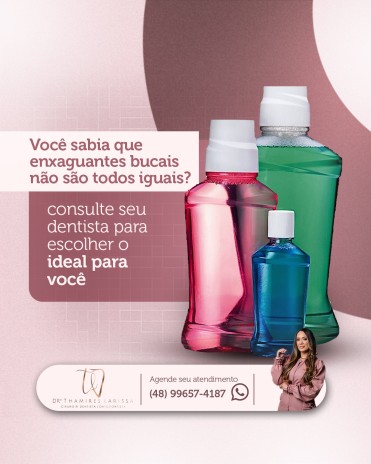 Enxaguante bucal: consulte seu dentista para escolher o ideal para você