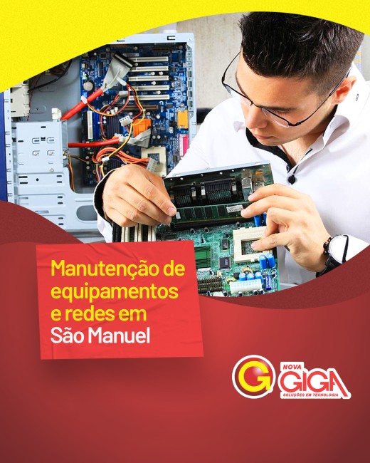 Manutenção de equipamentos e redes em São Manuel