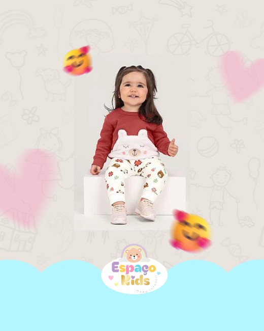 Esse é o tamanho ideal para a roupinha do bebê