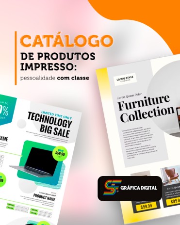 Catálogo de produtos impresso: pessoalidade com classe