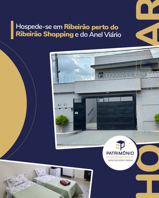 Hospede-se em Ribeirão perto do Ribeirão Shopping e do Anel Viário