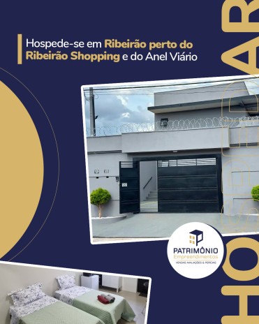 Hospede-se em Ribeirão perto do Ribeirão Shopping e do Anel Viário