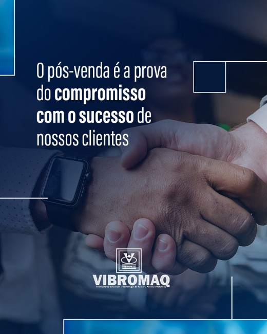 O pós-venda é a prova do compromisso com o sucesso de nossos clientes