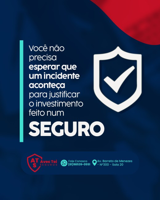 Você não precisa esperar que um incidente aconteça para justificar o investimento feito num seguro