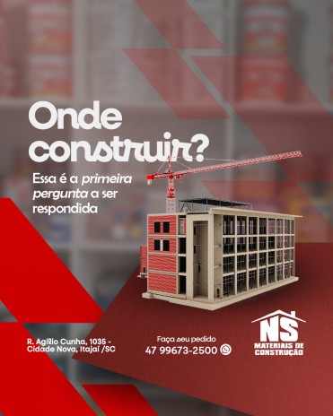 Onde construir? Essa é a primeira pergunta a ser respondida