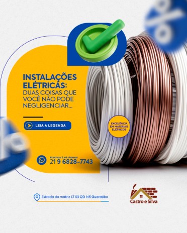 Instalações elétricas: duas coisas que você não pode negligenciar - 	c
