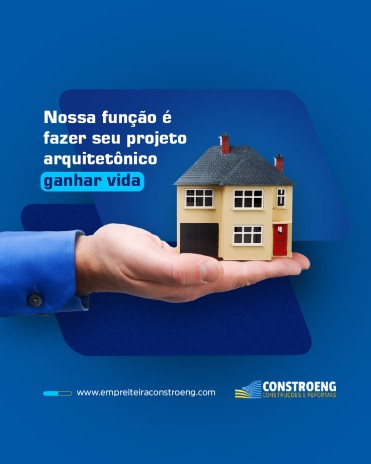 Nossa função é fazer seu projeto arquitetônico ganhar vida