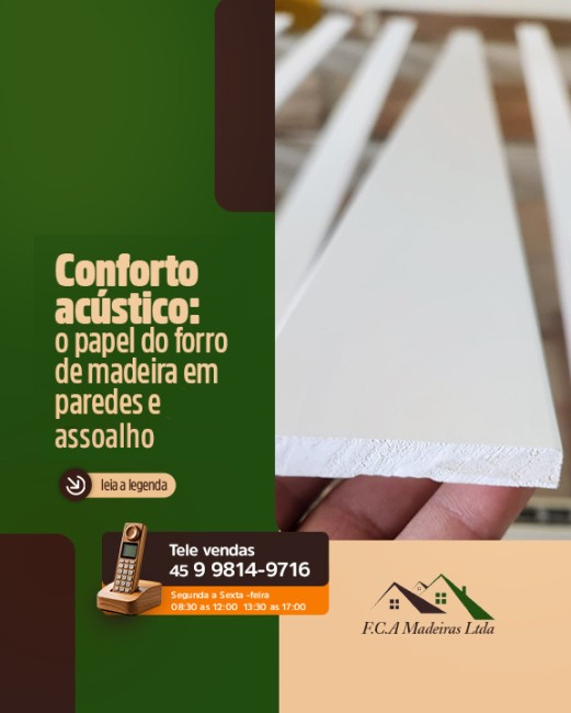 Conforto acústico: o papel do forro de madeira em paredes e pisos