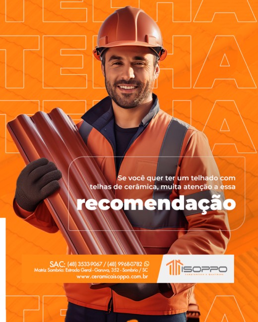 Se você quer ter um telhado com telhas de cerâmica, muita atenção a essa recomendação