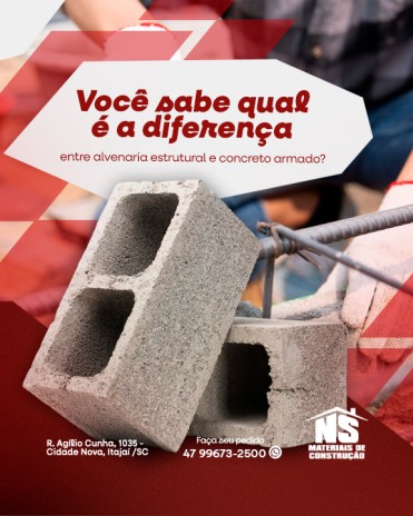 Você sabe qual é a diferença entre alvenaria estrutural e concreto armado?