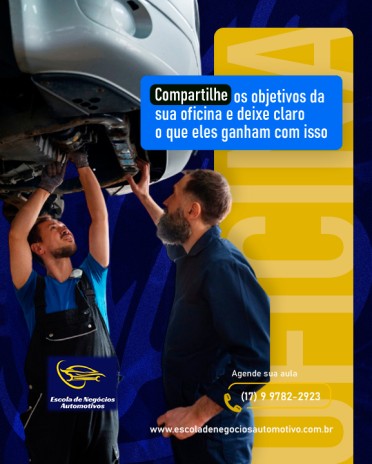 Compartilhe os objetivos da sua oficina e deixe claro o que eles ganham com isso