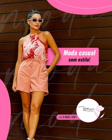 Moda casual com estilo